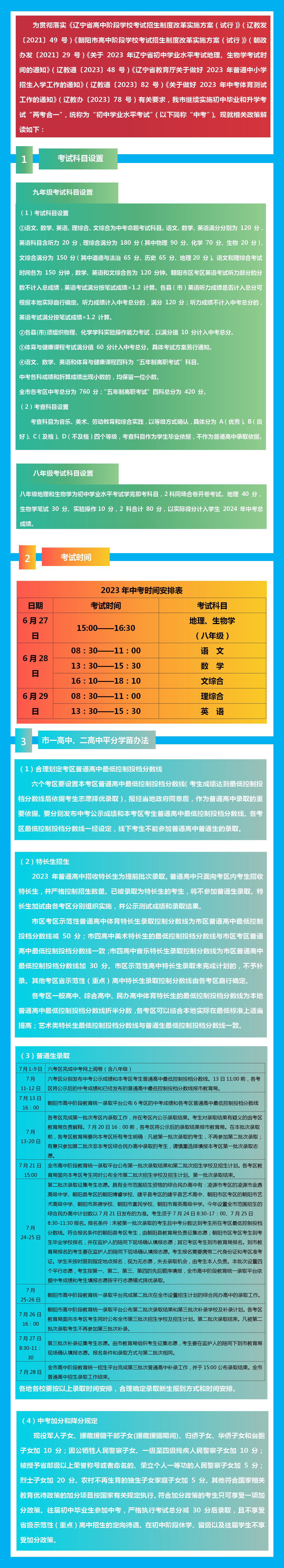 关于做好2023年全市初中学业水平考试和高中阶段学校招生工作的通知政策解读(图示）.png